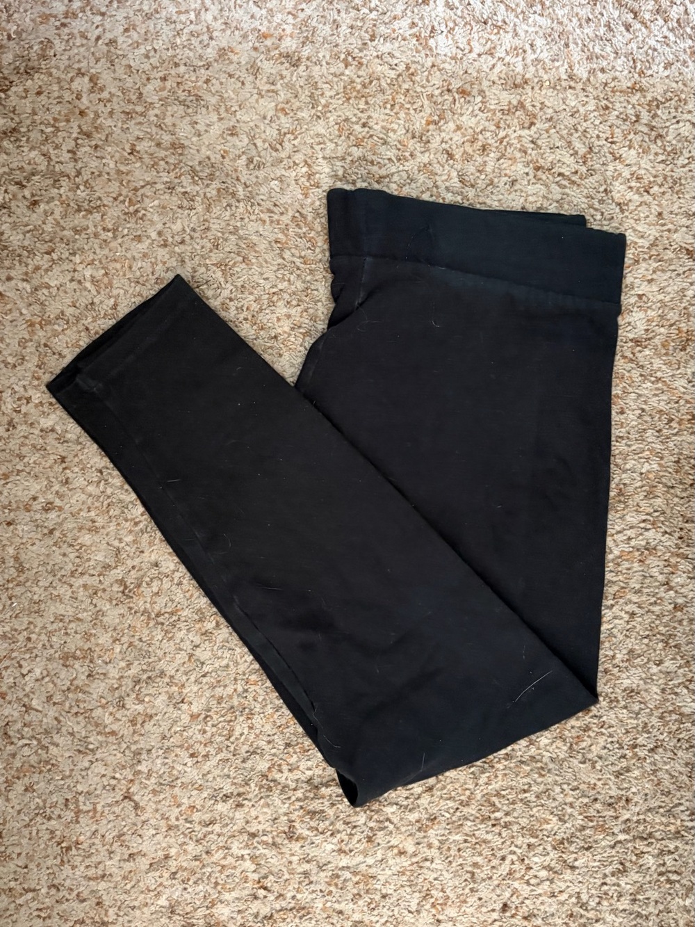 Women's Black Stretch Yoga Pants Capri